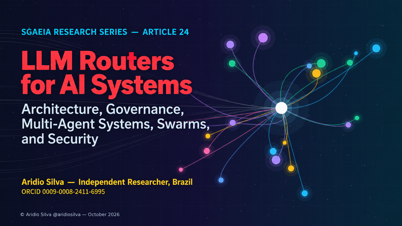 Cover: LLM Routers for AI Systems: Architecture, Governance, Multi-Agent Systems, Swarms, and Security