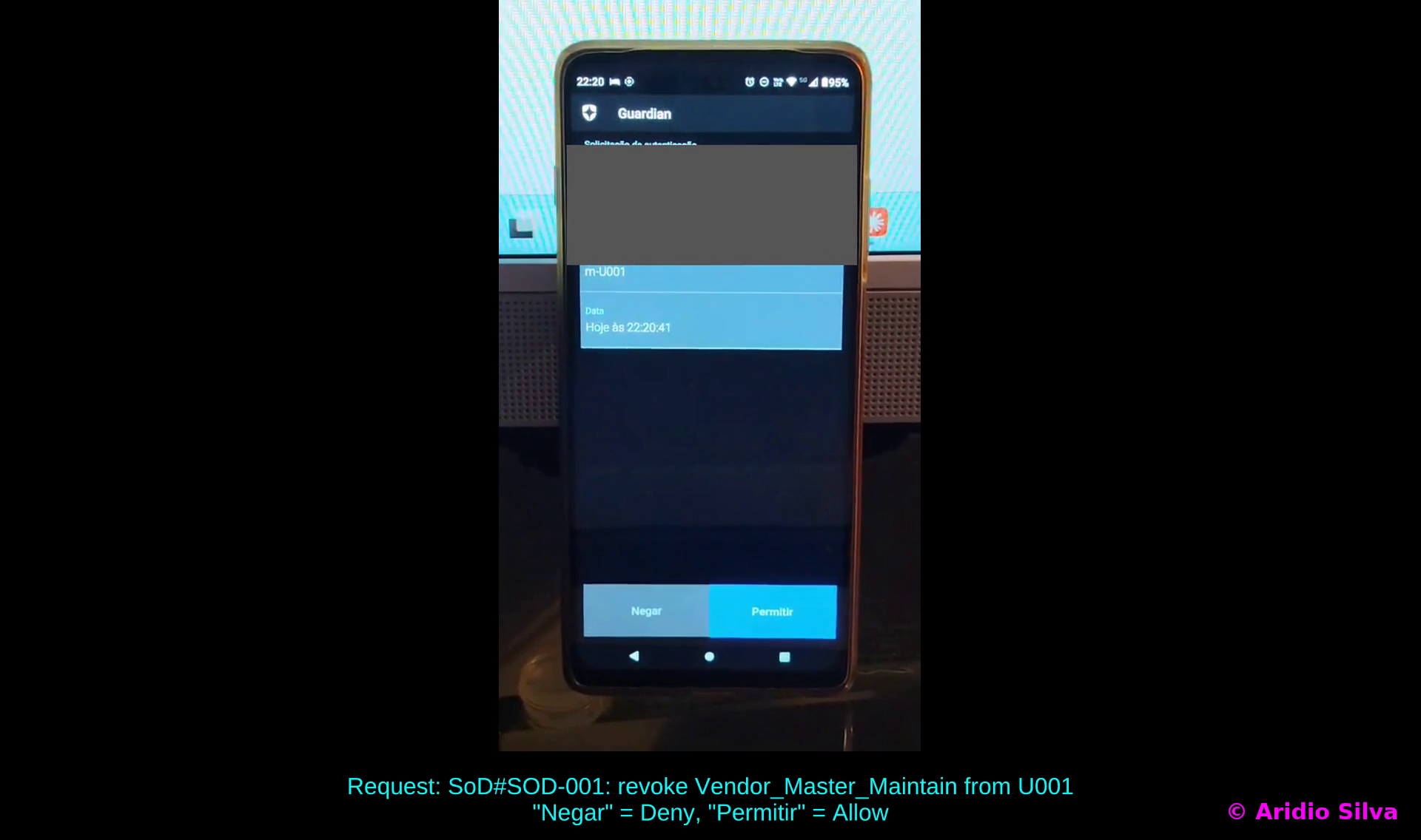 The Guardian request on the phone